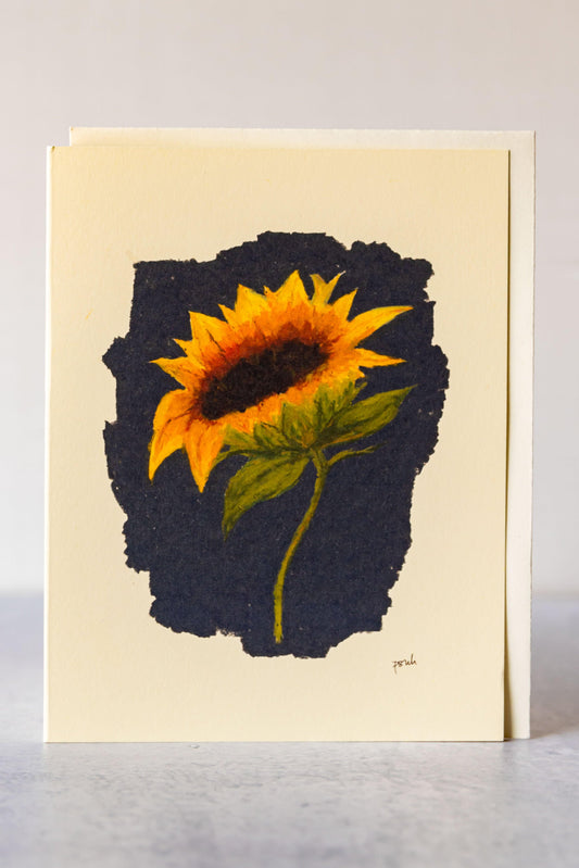 sunflower card - Starfruit Prints