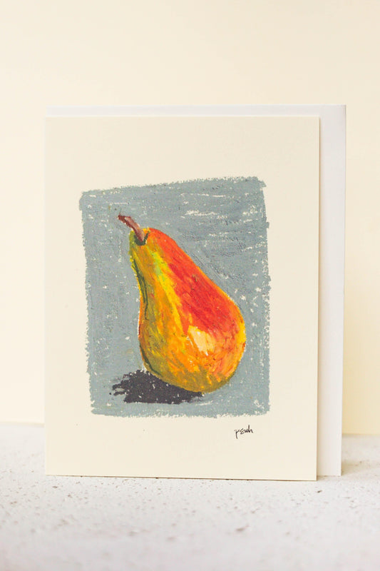 pear card - Starfruit Prints