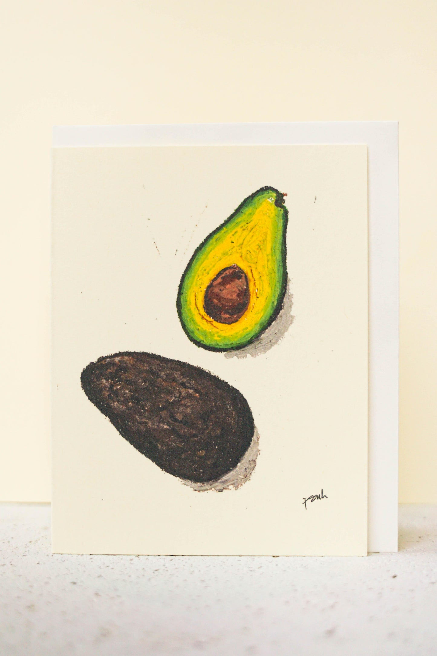 avocado guac love pun card - Starfruit Prints