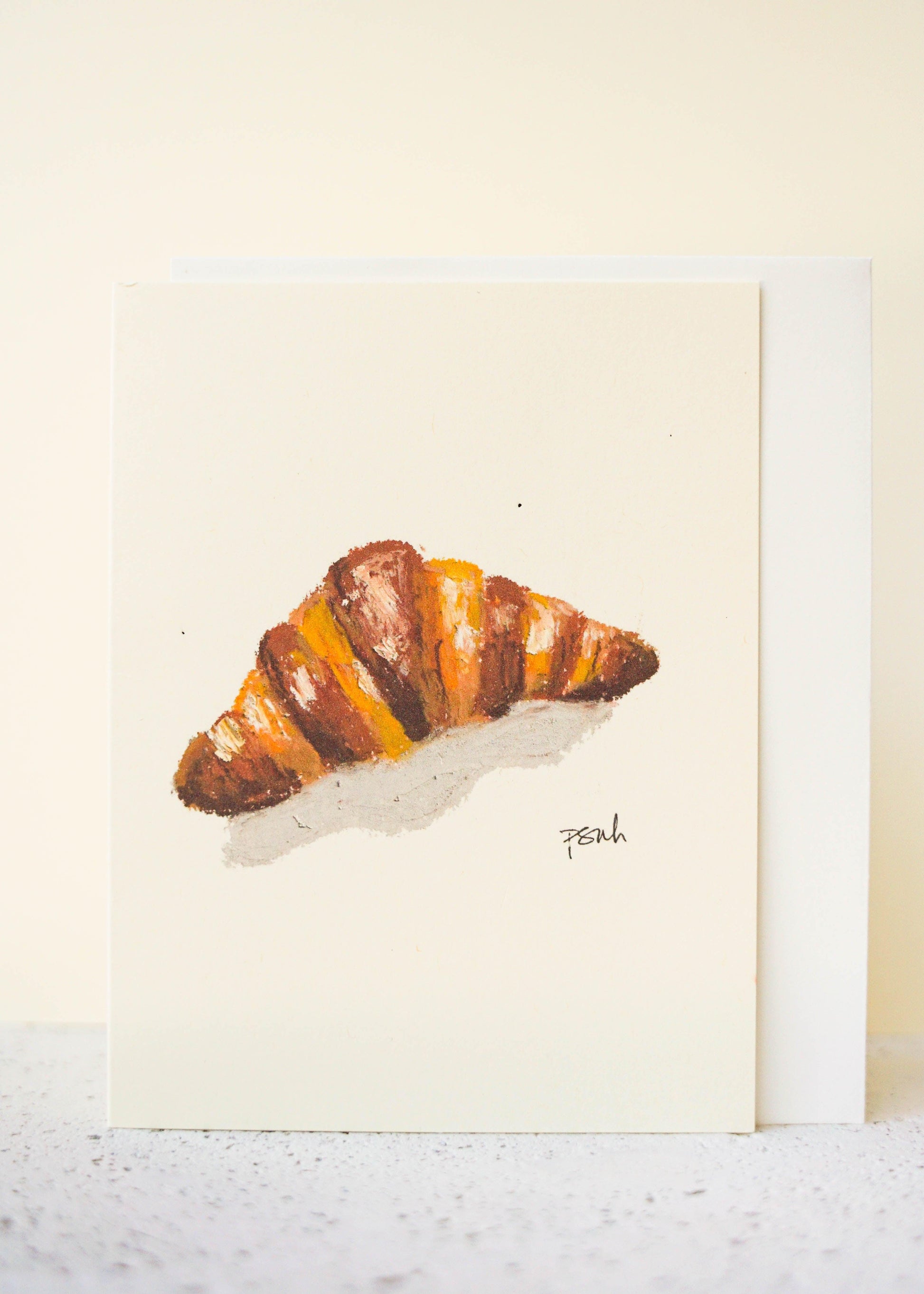 croissant card - Starfruit Prints