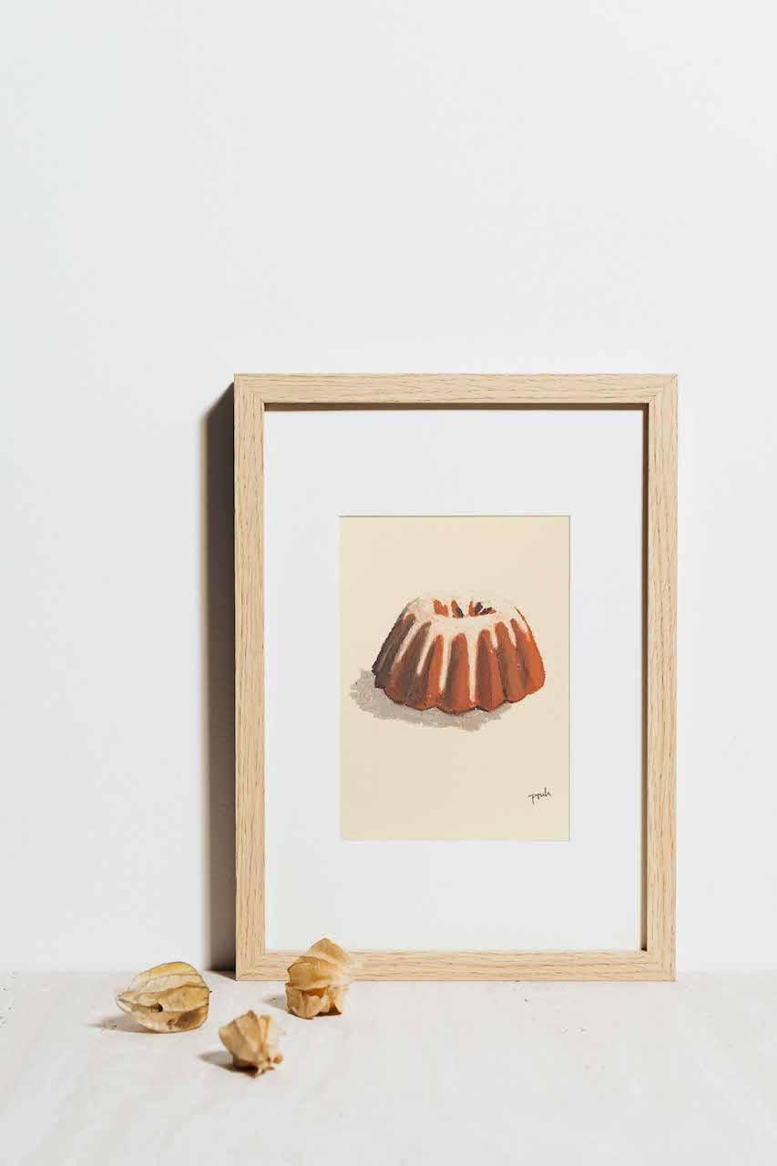 Bundt Cake Print - 11x8.5 inch - Starfruit Prints
